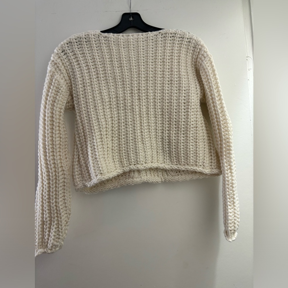 New Chunky Knit Cardigan Sweaters Long Sleeve Open Front Button Kitted Fall - Picture 15 of 16